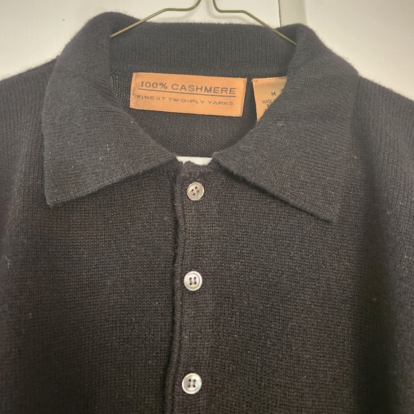 Cashmere Polo Sweater - Picture 2 of 2